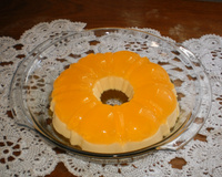 Pudim de gelatina de maracujá