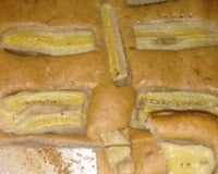 Bolo de banana com aveia