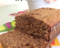 Bolo de banana com aveia