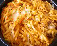 Macarrão talharim de forno