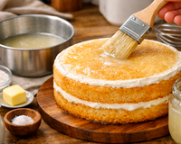 Qual é a melhor calda para molhar bolo sem interferir no sabor e na estrutura da massa?