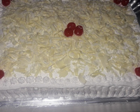 Bolo floresta branca