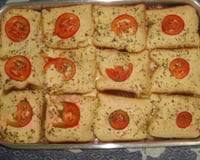 Lanche de pão de forma da Nane