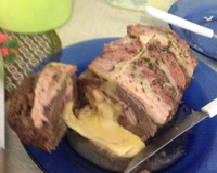 Rocambole de carne moída