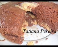 Bolo chocolate com beijinho expresso