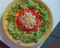 Salada crocante