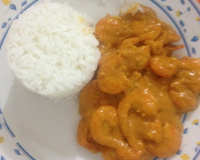 Estrogonofe de camarão