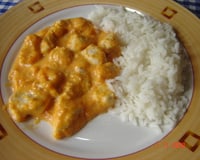 Frango ao molho de abóbora cabocha e requeijão