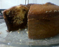 Bolo de liquidificador mesclado