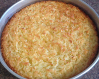 Bolo de aipim da roça