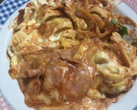 Macarrão talharim de forno