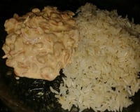 Estrogonofe de camarão