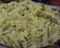 Macarrão com molho branco