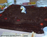 Bolo de aniversário sem lactose