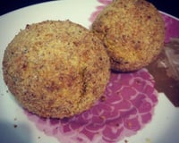 Bolinho de frango com batata doce FIT