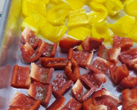 Antepasto de pimentão vermelho assado