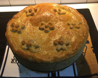 Empadão de frango com catupiry