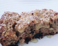 Bolo de Maçã Integral com Aveia e Passas