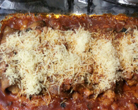 Canelone de berinjela