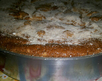 Bolo de fubá com banana