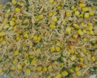 Torta de frango com milho