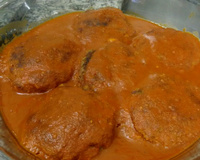 Polpetone assado e recheado