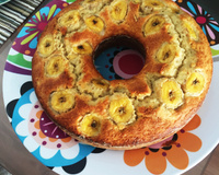 Bolo de banana d'água