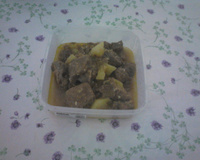 Carne de panela de pressão simples e prática