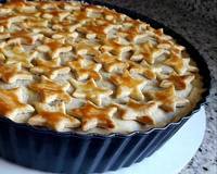 Torta de frango com palmito cremoso 