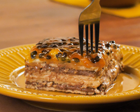 Pavê de maracujá com chocolate 