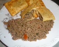 Recheio para pastel de carne