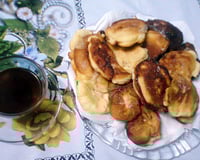 Bolinho frito de leite condensado