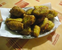 Bolinho de milho frito