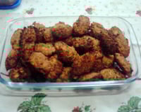 Bolinho de arroz com sardinha
