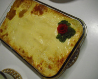 Salgado de creme de cebola com frango