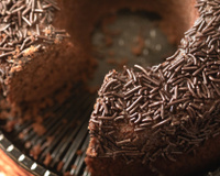 Bolo de chocolate simples de liquidificador