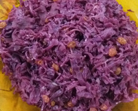 Repolho roxo com maçã (apfelrotkohl)