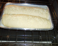 Baguetes recheado de frango com legumes