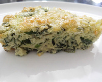 Souflé delicioso de espinafre sucesso garantido