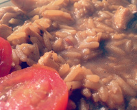 Risoto Frango com Requeijão