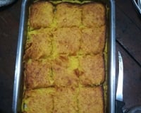 Pamonha assada no forno