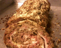 Rocambole de carne moída