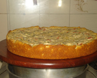 Torta de palmito da juçara