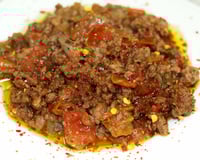 Carne moída a putanesca