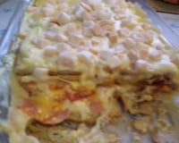 Sanduba de forno com molho branco