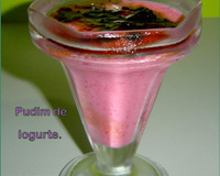 Pudim de iogurte