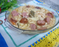 Dobradinha com feijão branco