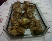 Rolinhos sucesso de banana