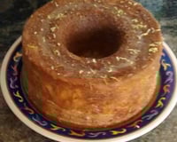 Bolo de laranja com calda