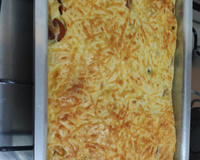 Torta rápida de salsicha